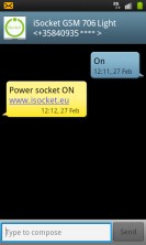 GSM розетка iSocket 707 Light