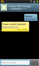 GSM розетка iSocket 706 Light